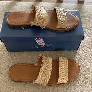 Woven slides, size 7